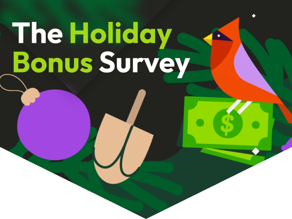 title graphic for a study about holiday bonuses in 2024